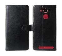 Cheshaoping Stand Custodia in PU Pelle Case Per Olympia Neo+ 5.5" Premium Portafoglio Guscio Protettiva Anti Urto e Graffi (Nero)