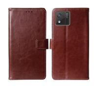 Cheshaoping Stand Custodia in PU Pelle Case Per Onyx Boox P6 Pro 6.13" Premium Portafoglio Guscio Protettiva Anti Urto e Graffi (Marrone)