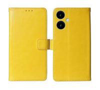 Cheshaoping Stand Custodia in PU Pelle Case Per SPC ZEUS 2 PRO 6.1" Premium Portafoglio Guscio Protettiva Anti Urto e Graffi (Giallo)