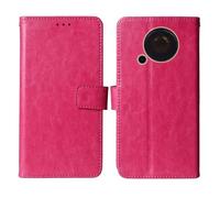 Cheshaoping Stand Custodia in PU Pelle Case Per Trevi FORTE 70 2.4" Premium Portafoglio Guscio Protettiva Anti Urto e Graffi (Rosa)