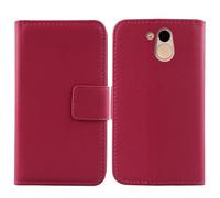 Cheshaoping Vera Pelle Case per BlindShell Classic 2 2.83" Genuine Flip Cover Custodia Caso Guscio Protettiva Portafoglio (Rosa)