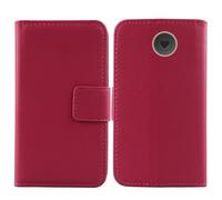 Cheshaoping Vera Pelle Case per Emporia SIMPLICITY V27 LTE 2" Genuine Flip Cover Custodia Caso Guscio Protettiva Portafoglio (Rosa)