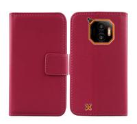 Cheshaoping Vera Pelle Case per HAMMER Energy X2 6.1" Genuine Flip Cover Custodia Caso Guscio Protettiva Portafoglio (Rosa)