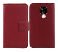 Cheshaoping Vera Pelle Case per Kodak Seren D61L 6" Genuine Flip Cover Custodia Caso Guscio Protettiva Portafoglio (Rosso Scuro)