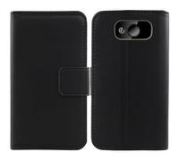 Cheshaoping Vera Pelle Case per Maxcom Comfort MM724 L 2.2" Genuine Flip Cover Custodia Caso Guscio Protettiva Portafoglio (Nero)