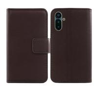 Cheshaoping Vera Pelle Case per Solana Saga Seeker Chapter 2 6.36" Genuine Flip Cover Custodia Caso Guscio Protettiva Portafoglio (Marrone Scuro)