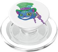 Cheshire Cat Grinning in cilindro Cappellaio Matto e Monocolo PopSockets PopGrip per MagSafe