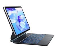 CHESONA Custodia per iPad di 10a generazione con tastiera, trackpad multi-touch con retroilluminazione a 7 colori, supporto a sbalzo galleggiante tastiera wireless per iPad 10a generazione 11,9" 2022