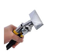 Chesoon Ganascia Aggraffatrice Manuale per Lamiera, Piegatrice per Lamiera, Pinza Piegaplacche Manuale per Metallo, Strumento per Appiattire con Impugnatura Antiscivolo, 80 mm Diritta