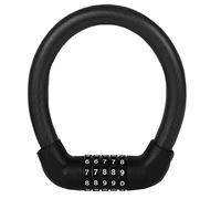 Chesoon Lucchetto per bicicletta ispessito, anti-furto, filo di acciaio ad alta sicurezza, leggero, portatile, a 5 cifre, versione standard nera per la porta della recinzione di biciclette