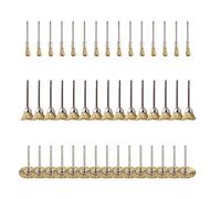 Chesoon Set di spazzole Metalliche 45 Pezzi, Ruote Metalliche in Ottone, Set di spazzole a Forma di intestino, Kit per Utensili rotanti, Pulizia lucidatura