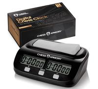 Chess Armory Orologio Digitale per Scacchi - Timer Portatile con funzioni di torneo e Tempo Bonus
