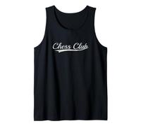 Chess Club Vintage Varsity Aesthetic Retro Athletic Design Canotta