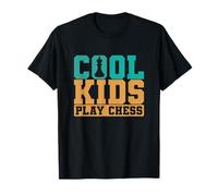 Chess Cool Kids Gioca a Scacchi Maglietta
