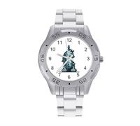 Chess King Queen Knight - Orologio da polso da uomo, in acciaio inox, analogico, al quarzo, Stile:, regular, Bracciale