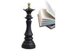 Chess Piece Sculpture, Royal Strategy Game Ornament, Premium Resin Artistic Accent With Smooth Detail, Decorative Figurine For Living Room Study Desktop Interior Styling