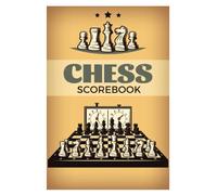 Chess Scorebook: 100 Games Sheets, Chess Notation Book, Moves Tracking Journal - 6" x 9" 100+ Pages