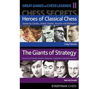 Colin Crouch Neil McDonald Great Games by Chess Legends, Volume 2 (Tascabile)
