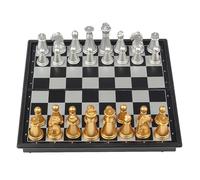 Chess Set Foldable Board, Magnet Chess Game Set, Interactive Logical Thinking Toy Portable Activity for Beginners Teens Student Adults Travel Road Trips
