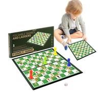 Chess Toys, Portable Educational Game Set, Multifunctional Non-Magnetic Chess, Sturdy and Travel-Friendly Strategy Game for Boys, Girls, Women, and Men