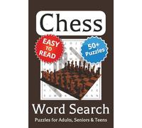 Chess Word Search Puzzle Book: Word Searches with Easy to Read Print about Chess | 6x9 inches, 110 pages | 50+ Puzzles