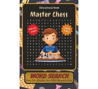 Chess Word Search Puzzle Book: Word Searches with Easy to Read Print about Chess, Chess Strategy, Chess Moves and More | 6x9 Inches, 110 pages | 50+ ... Gift for Vacations, Holidays and Free Times