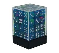 Chessex Festive Waterlily D6 12mm Dice Set , Multicolore