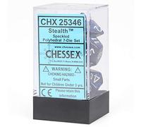 Chessex Manufacturing 25346 Stealth Speckled Polyhedral Dice Set Of 7 by Chessex Manufacturing