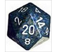 Chessex Manufacturing XS2037 - Set di dadi D20 da 34 mm con maculato marino