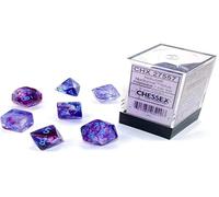 Chessex Nebula Nocturnal/Blue Luminary 7-Die Set
