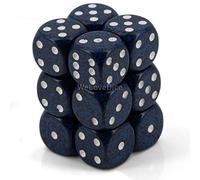 Chessex Speckled Stealth D6 16mm Dice Set CHX25746