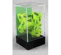 Chessex Vortex bright green dice set boxed [CHX27430]