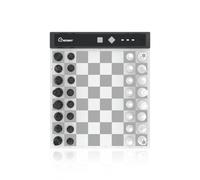Chessnut Go Ultimate Portable Travel Electronic Chessboard with Full Piece Recognition and Strong Magnetic Adhesion - Perfect Desk or Travel Size（Grey）