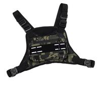 Chest Bag, Front Vest Training Pack, Adjustable Outdoor Running Pouch, Lightweight Gear Holder, Mobile Devices and Accessories for Jogging, Workout, Backpacking, Training, Travel