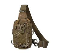 Chest Bag Lightweight 18cm, Adjustable Sling Pouch, with Quality Travel Zipper Storage System Design, Compact Carry Build, Multi Pocket Bag, for Cycling Running Hiking Travel and Outdoor Use