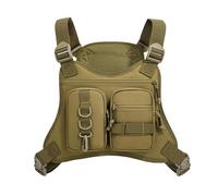 Chest Bag - Lightweight Ergonomic Storage Pouch, Adjustable Chest Vest Pack with Multiple Compartments, Cycling Riding Running, Hiking Traveling Sports, Workouts for Hands-Free Carrying