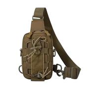 Chest Bag - Nylon Adjustable Zipper Pouch | Lightweight Travel Sling Bag For Phone Keys Wallet Water Bottle Cycling Riding Running Hiking Traveling Sports Workouts Backpacking Women Men
