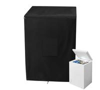 Chest Freezer Cover, Waterproof Dust Protector, All-Season Shield, Oxford Fabric Material, Double Top Open Design, Ideal for Outdoor, Home Appliance Use, Weather-Resistant