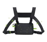 Chest Pack, Chest Bag, Lightweight Oxford Cloth Camping Backpack Vest, Ergonomic Fit with Adjustable Straps for Outdoor Organizer, Hiking, Hunting, Riding, Gym Use, 1 Piece