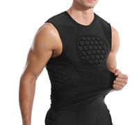 Chest Protector Softball - Gilet elastico Honeycomb, protezione di raffreddamento confortevole, equipaggiamento imbottito protettivo, protezione di sicurezza | Performance Body Support per uomini