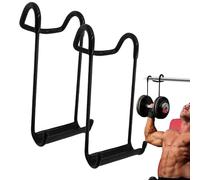Chest Workout Accessories, Shoulder Workout Hooks, Dumbbell Spotter Racks, 26 x 11,5 cm, Adjustable Dumbbell Spotter Hooks for Bench Press and Shoulder Workouts, Men or Women