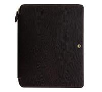 Chester A5 Zip Folio Brown