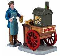 Chester's Hot Chestnuts set di 2 Caddington Village Lemax Cod 42328