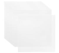 CHEUKYIU 50 Fogli Vuoti per Stencil Blank, Stencil Sheets Riutilizzabili, Fogli Plastica Trasparente quadrati, per pittura, taglio, fai da te, 30,5 x 30,5 cm