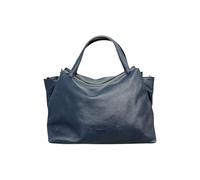 Cheval Firenze Borsa a Mano Algedi, Vera Pelle Made in Italy (Blu Scuro)