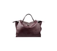 Cheval Firenze Borsa a Mano Algedi, Vera Pelle Made in Italy (Bordeaux)