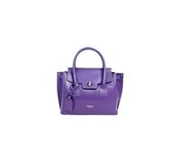 Cheval Firenze Borsa a Mano Atria Mini, Vera Pelle Made in Italy (Viola)