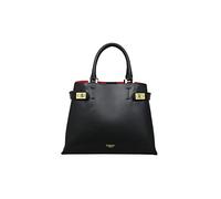 Cheval Firenze Borsa a mano Shedir, Vera Pelle Made in Italy (Nero)