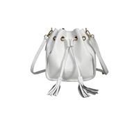 Cheval Firenze Borsa a Secchiello Matilde, Vera Pelle Made in Italy (Bianco)