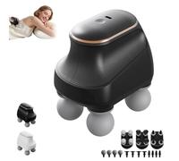 Chevaroo 4 Heads Massager,2025 New Chevaroo Horse Massager - 5 Adjustable Levels & Interchangeable Heads for Customized Massage，Handheld Electric Massage Gun Deep Tissue for Back, Neck-B